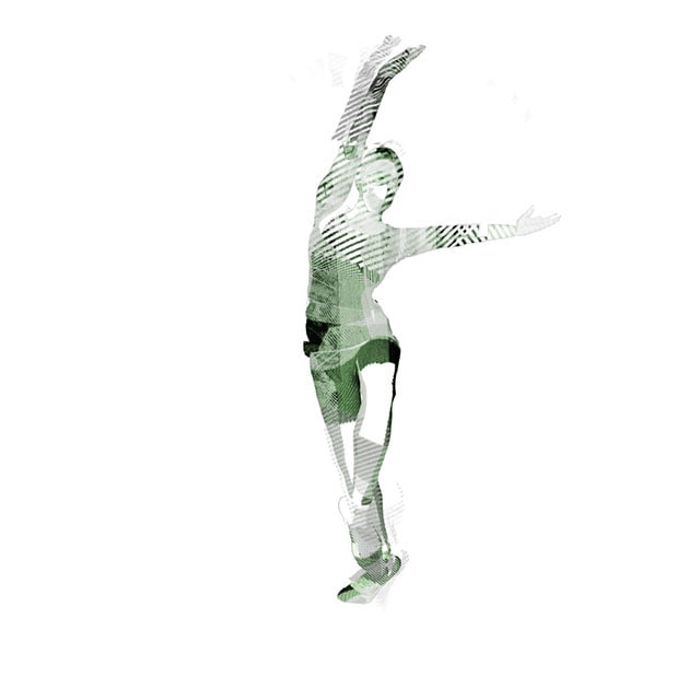 Glitchy 3D Classical Dancer