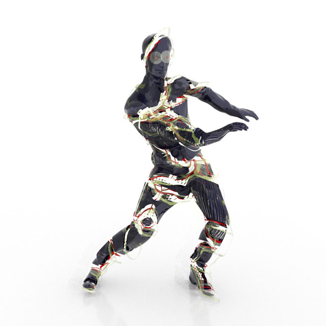 Glitchy 3D Dancer